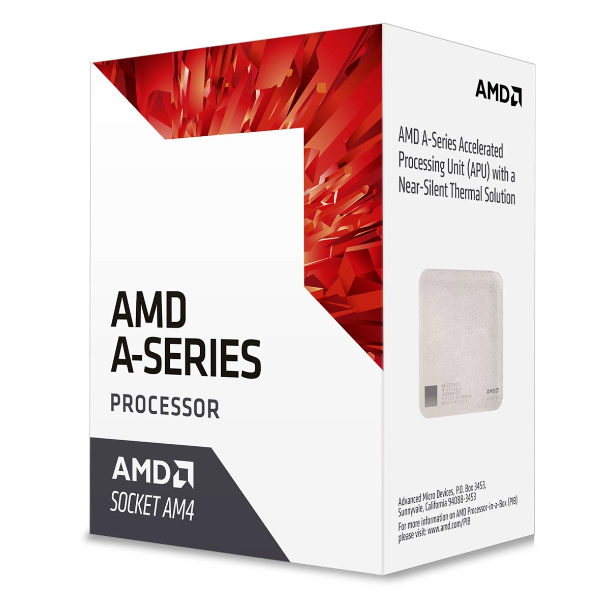AMD APU A6 9500E X2 CPU + X6 GPU 3.4GHZ (AM4)