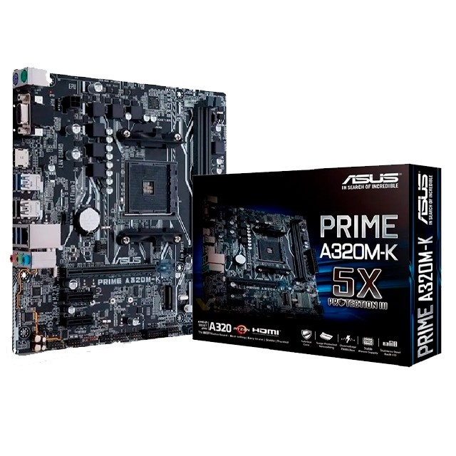 ASUS PRIME A320M-K (AM4) con socket M2 mother