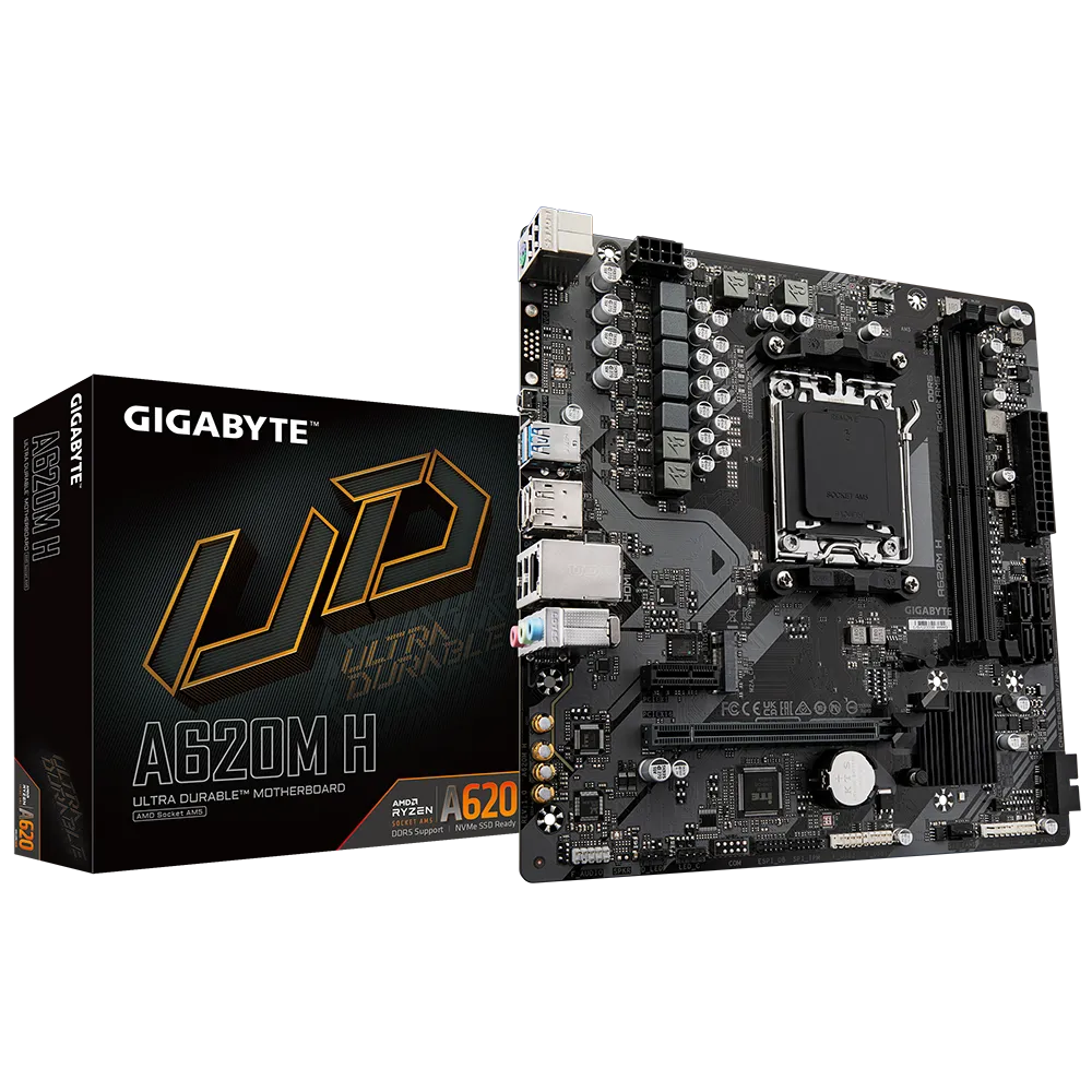 GIGABYTE OUTLET A620M H DDR5 (AM5) Mother - SIN CAJA