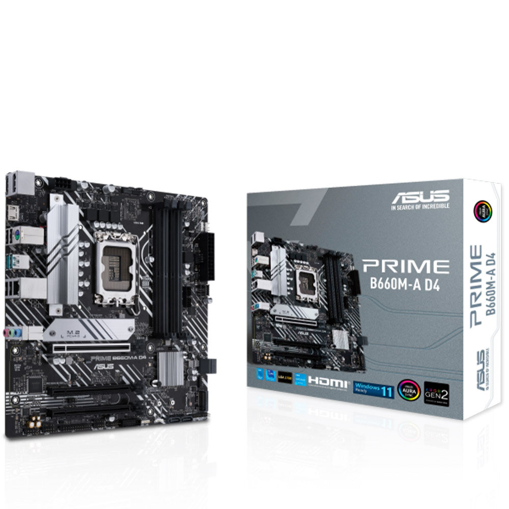 ASUS PRIME B660M-A D4 (LGA 1700) Mother