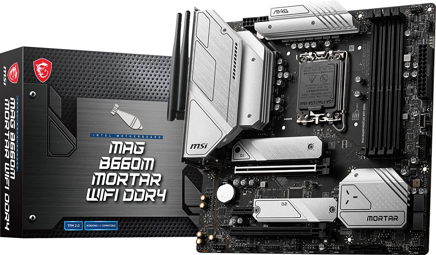 MSI MAG B660M - MORTAR WIFI - DDR4 (LGA1700) Mother