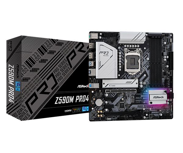 ASROCK Z590 PRO4 (LGA1200)  Mother