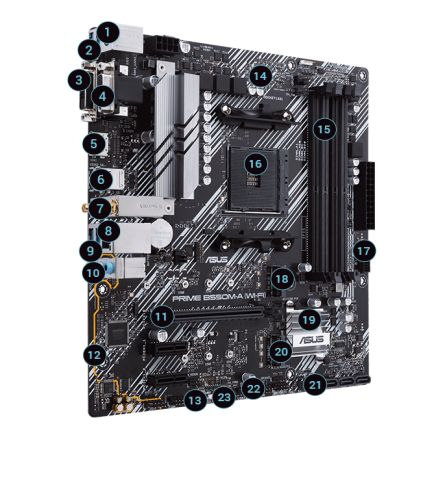 ASUS B550M-A WIFI (AM4) · Imagen 3