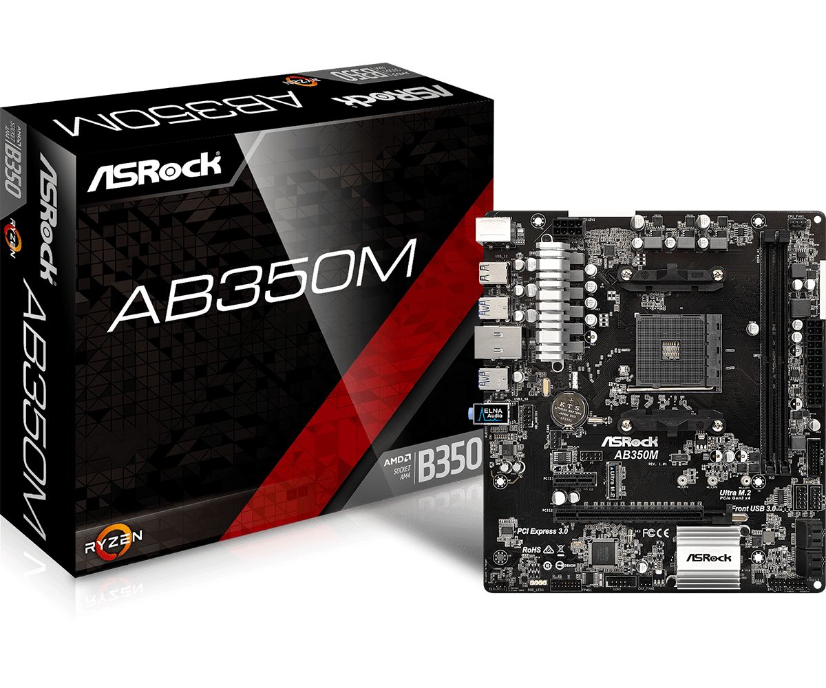 ASROCK AB350M-HDV (AM4) mother
