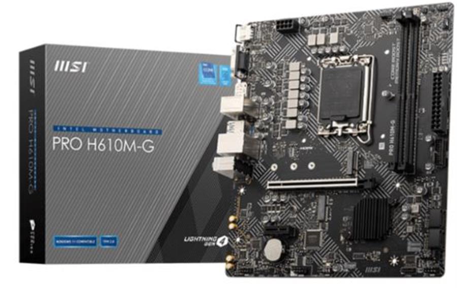MSI PRO H610M-G DDR5 (1700) mother