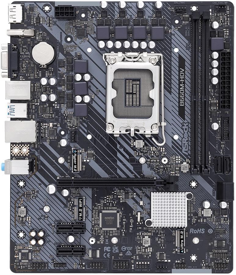ASROCK B660M-HDV (LGA1700) DDR4 5066+(OC)	 · Imagen 2