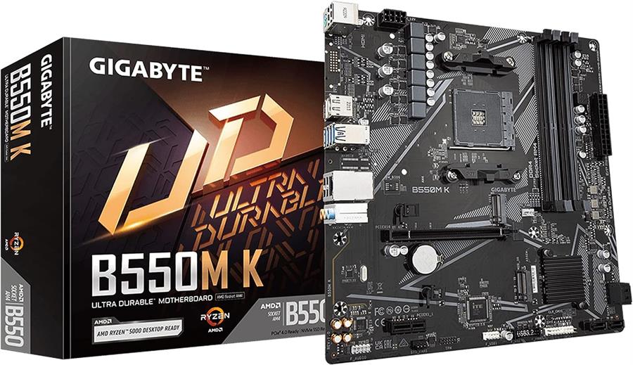 GIGABYTE B550M-K (AM4) Mother