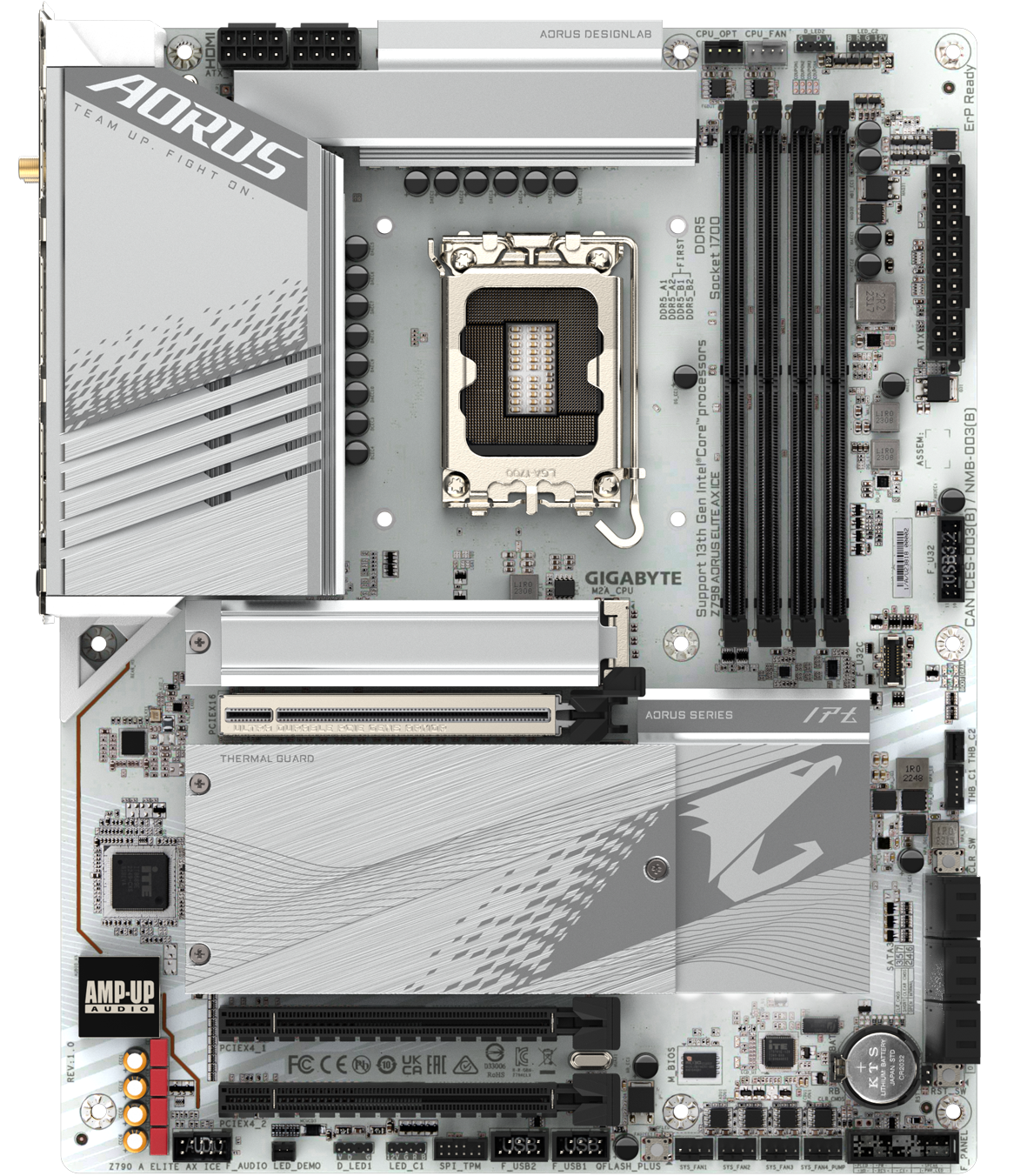 GIGABYTE Z790 AORUS ELITE AX ICE (LGA1700) Mother · Imagen 2