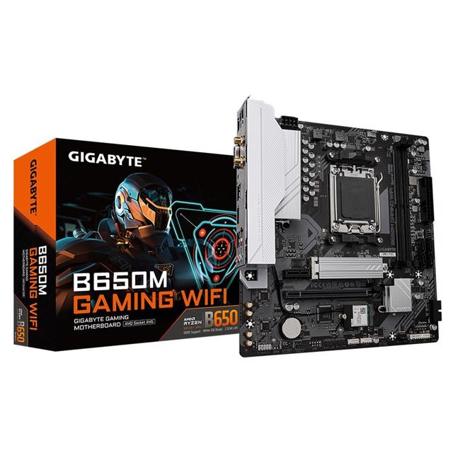 GIGABYTE B650M GAMING WIFI DDR5 (AM5)	 Mother