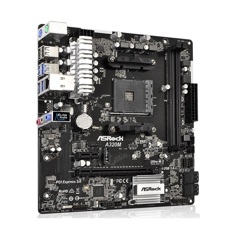 ASROCK A320M-HDV R 3.0 (AM4) mother · Imagen 2