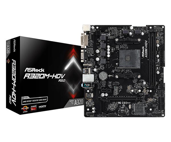 ASROCK A320M-HDV R 3.0 (AM4) mother