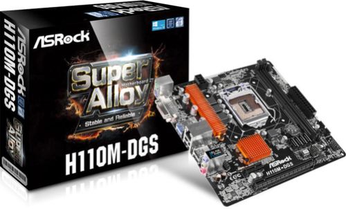 ASROCK H110M-HDS (1151)  6ta y 7ma generacion mother