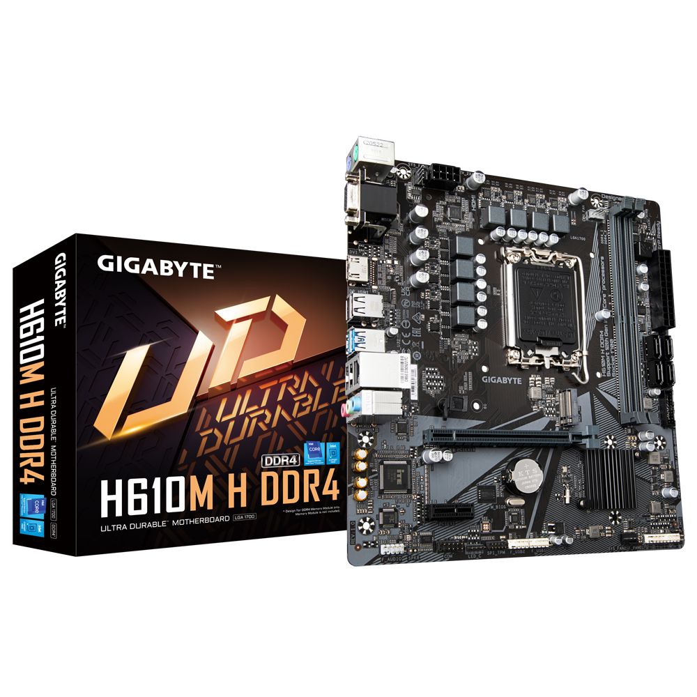 GIGABYTE H610M H DDR4 (LGA1700) Mother