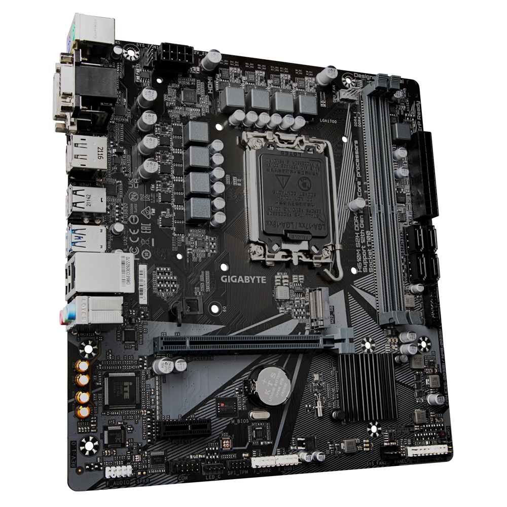 GIGABYTE H610M K V2 DDR5 (LGA1700) Mother	 · Imagen 2