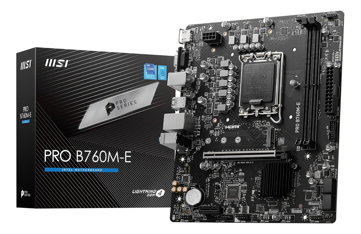 MSI PRO B760M-E DDR5 (LGA1700) Mother
