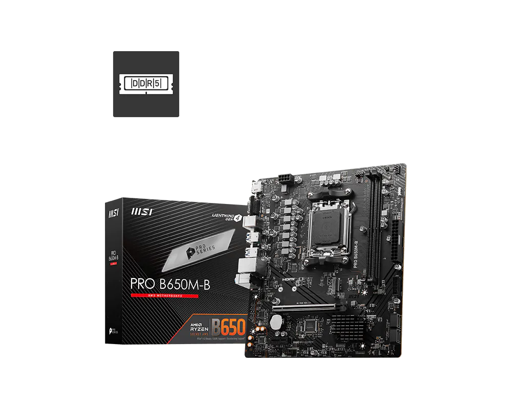 MSI PRO B650M-B DDR5 (AM5) Mother