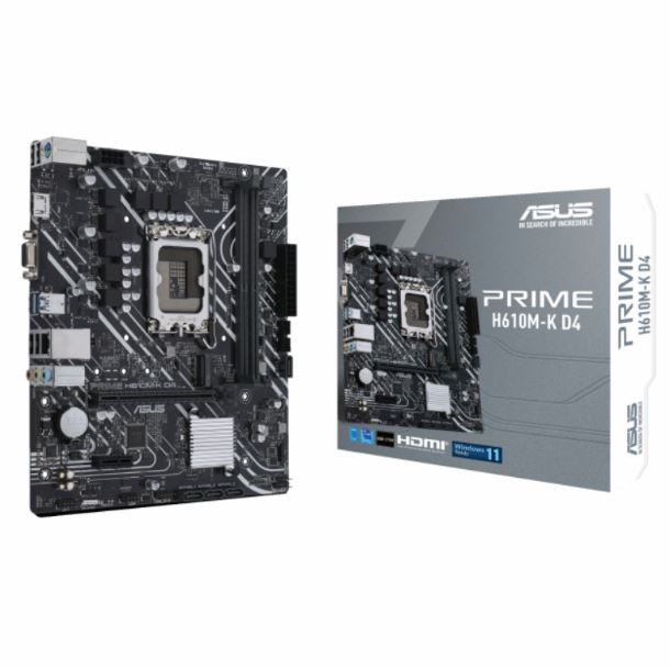 ASUS PRIME H610M-K D4 (LGA1700) ddr4 Mother