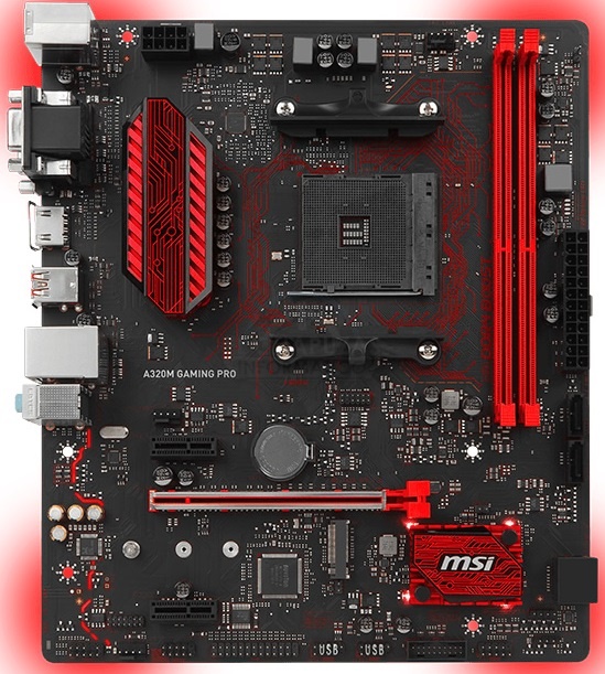 MSI B350M GAMING PRO (AM4) mother