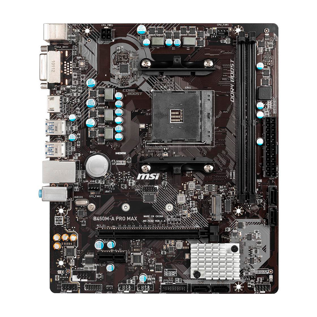 MSI B450M-A PRO MAX (AM4) mother · Imagen 2