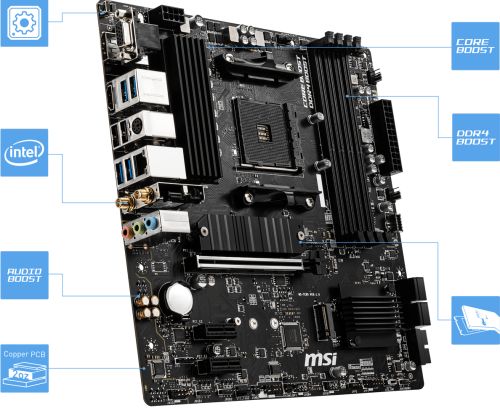 MSI B550M-PRO-VDH WIFI (AM4) mother · Imagen 2