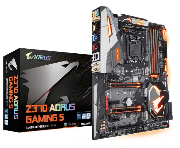 GIGABYTE Z370 AORUS GAMING 5 (1151) para 8va generacion mother