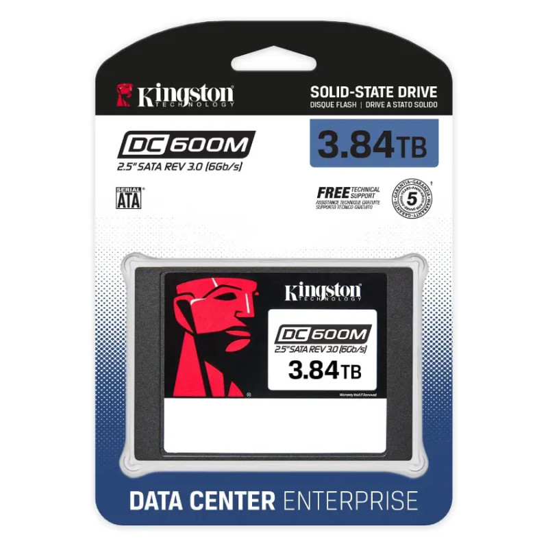 DISCO RIGIDO SSD 3840GB SATA KINGSTON DC600M 4TB	