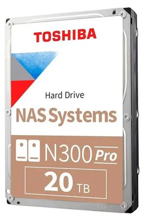 DISCO RIGIDO 20TB TOSHIBA N300 PRO NAS 7200RPM 1GB
