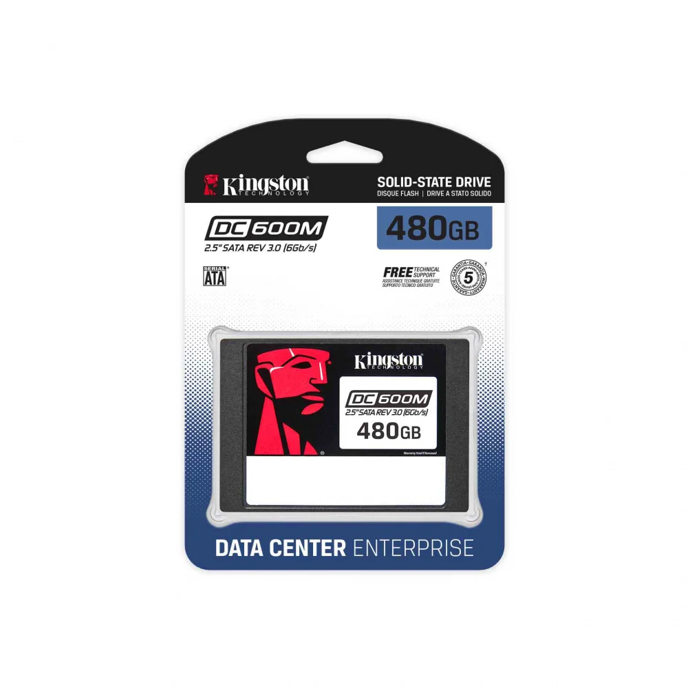 DISCO RIGIDO SSD 480GB KINGSTON DC600 SATA PARA SERVER 