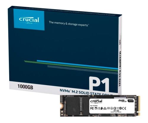 DISCO RIGIDO SSD 1000GB M2 CRUCIAL P1 NVME