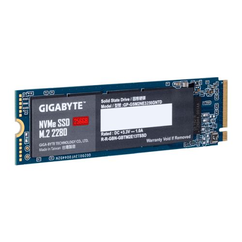 DISCO RIGIDO SSD 256GB M2 NVME GIGABYTE 2280 GP-GSM2NE3256GNTD 240gb PCIE 3.0 · Imagen 2
