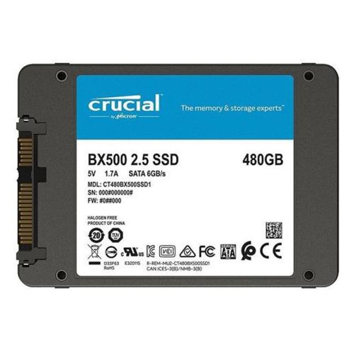 DISCO RIGIDO SATA SSD 480GB BX500 CRUCIAL