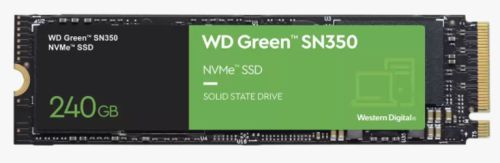 DISCO RIGIDO SSD 240GB WD GREEN M2 SN350 NVME WDS240G2G0C
