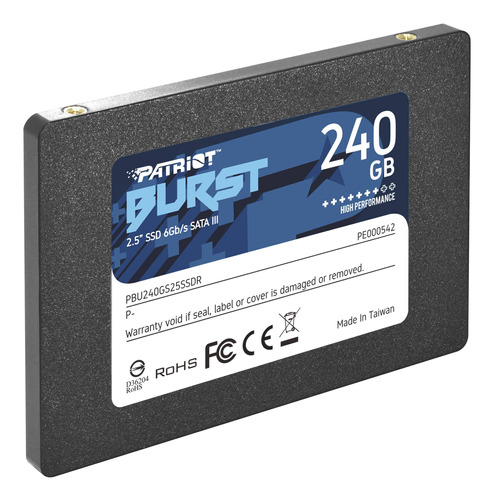 DISCO RIGIDO SSD 240GB PATRIOT BURST ELITE 9SE00105-PBE240GS25SSDR