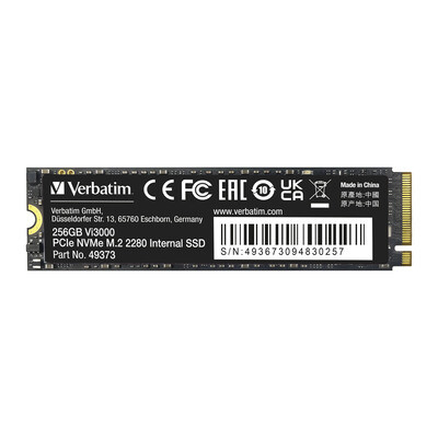 DISCO RIGIDO SSD 256GB VERBATIM VI3000 NVME M2 2280 049373-889 240GB
