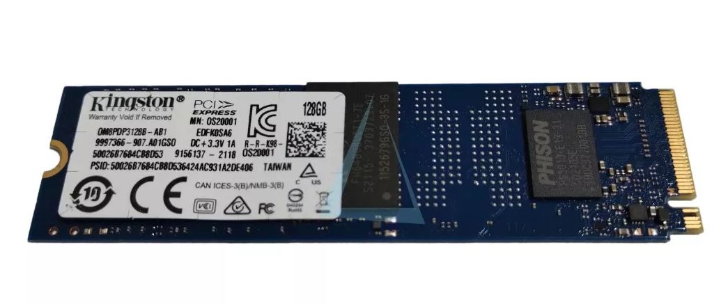 DISCO RIGIDO SSD KINGSTON 128GB PCIE NVME M2 2280 BULK 120gb