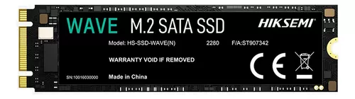DISCO RIGIDO SSD 512GB HIKSEMI WAVE M2 SATA HS-SSD-WAVE(P)	 480GB