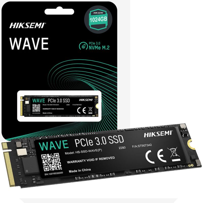 DISCO RIGIDO SSD 1024GB HIKSEMI WAVE M2 PCIE 3.0 NVMe HS-SSD-WAVE(P) 1TB
