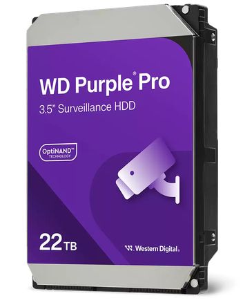 DISCO RIGIDO 22TB SATA WD PURPLE PRO WD221PURP-85CJRY0 VIGILANCIA