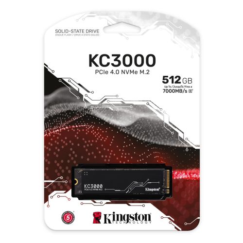 DISCO RIGIDO SSD 512GB KINGSTON M2 NVME KC3000 480GB