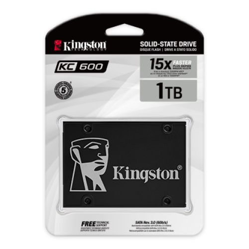 DISCO RIGIDO SSD 1024GB KINGSTON KC600  1TB SATA