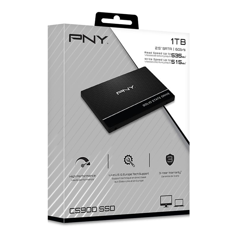 DISCO RIGIDO SSD 1TB PNY CS900 SSD7CS900-1TB-RB 960GB