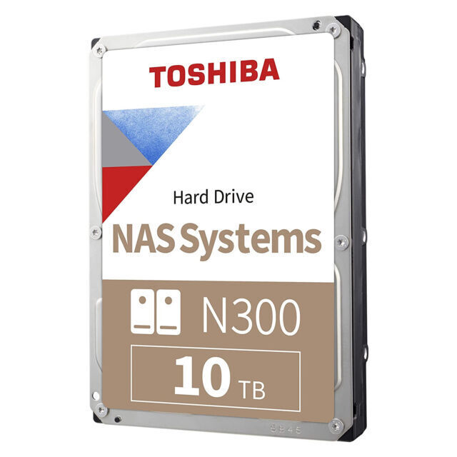 DISCO RIGIDO 10TB TOSHIBA N300 NAS 7200RPM 256MB