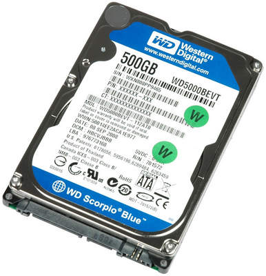 DISCO RIGIDO NOTEBOOK 500 SATA WD