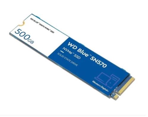 DISCO RIGIDO SSD 500GB BLUE WD SN570 NVME M2 480 gen3 3500MB/S
