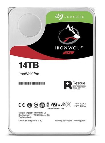 DISCO RIGIDO 14TB SEAGATE IRONWOLF PRO NAS