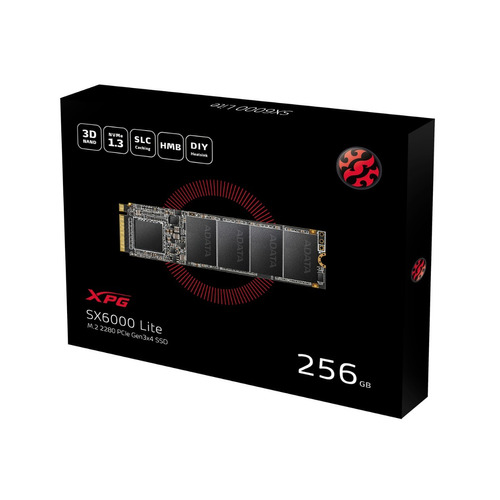 DISCO RIGIDO SSD 256GB ADATA M2 XPG SX6000 LITE 3D NANO NVMe ASX6000LNP-256GT-C 240GB