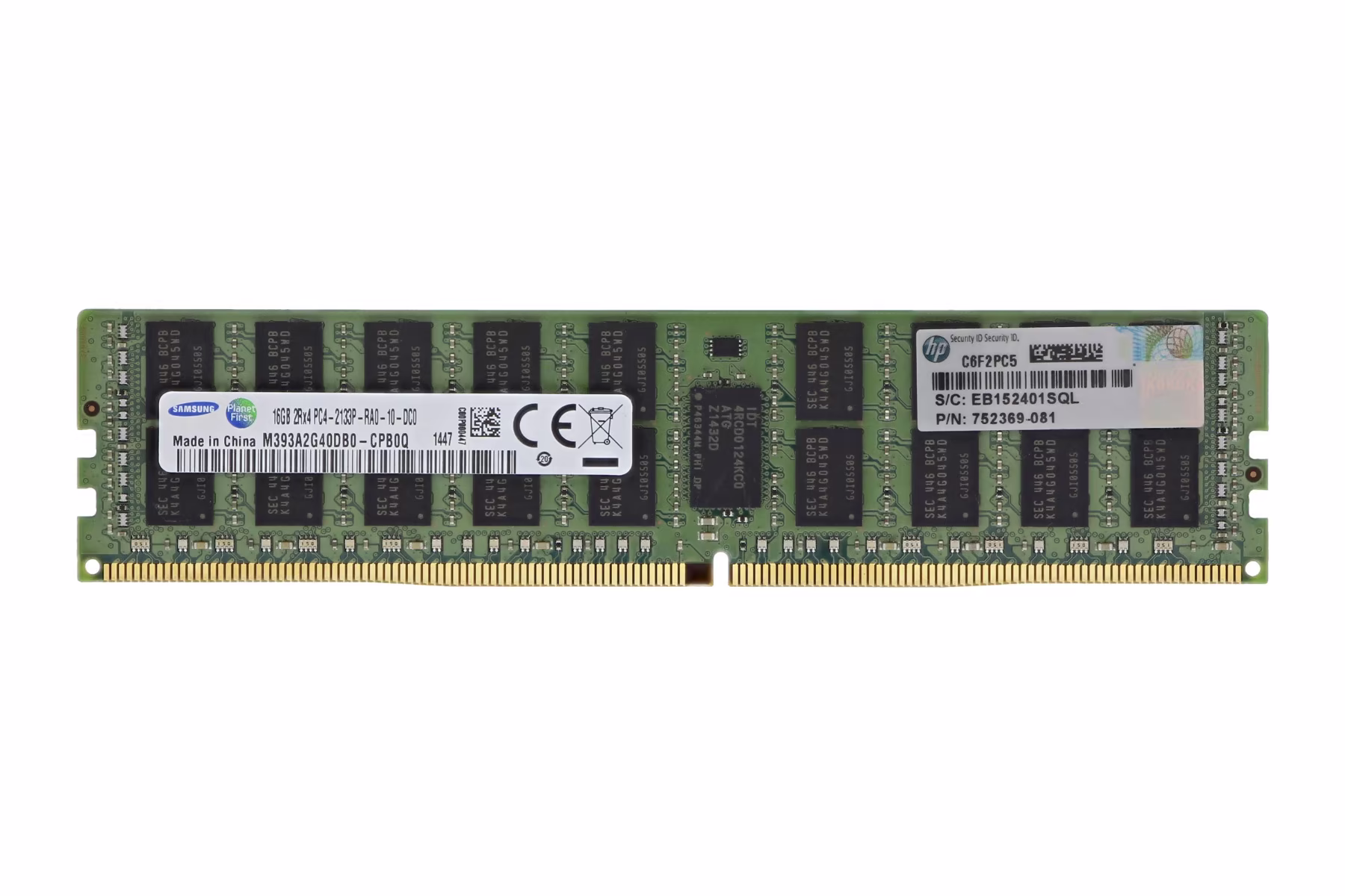 DDR4 16GB 2133P ECC SAMSUNG para servidores DELL | HP | IBM | 