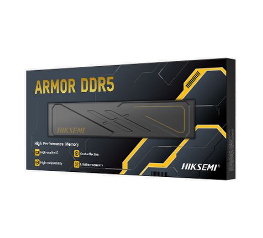 DDR5 16GB 4800 HIKSEMI ARMOR C/DISIPADOR BLACK	