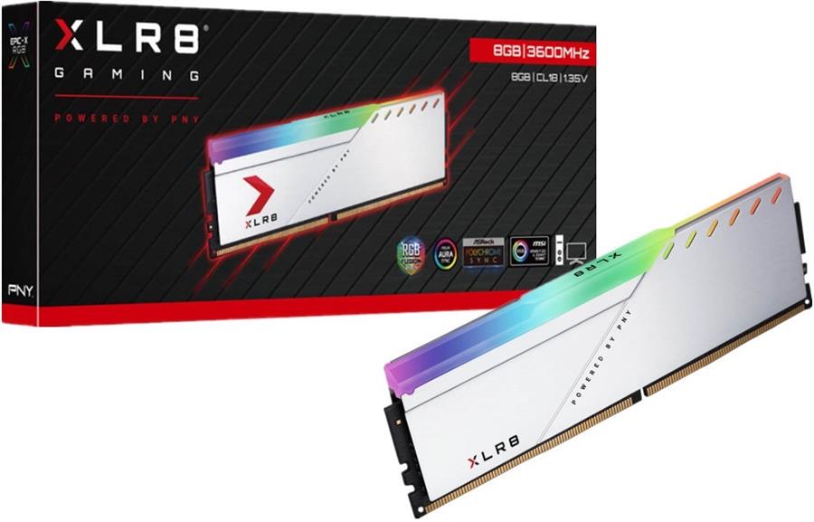 DDR4 8GB 3200 PNY RGB SILVER