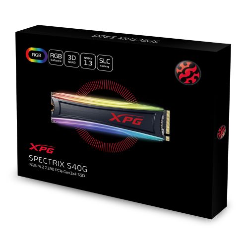 DISCO RIGIDO SSD M2 nvme 500GB XPG SPECTRIX S20G RGB 2280 480